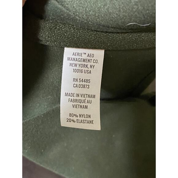 Aerie Real Free Full Coverage Green Adjustable Strap Bra Women's Size 34C - Picture 6 of 8